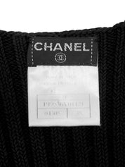 2002年製 スクエアロゴプレートノースリーブトップス ブラック