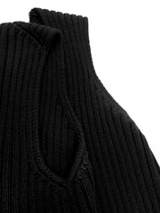 2002年製 スクエアロゴプレートノースリーブトップス ブラック