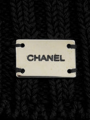 2002年製 スクエアロゴプレートノースリーブトップス ブラック