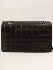 Circa 2000 Chanel Chocolate Bar 2.55 CC Mark Chain Bag, Black