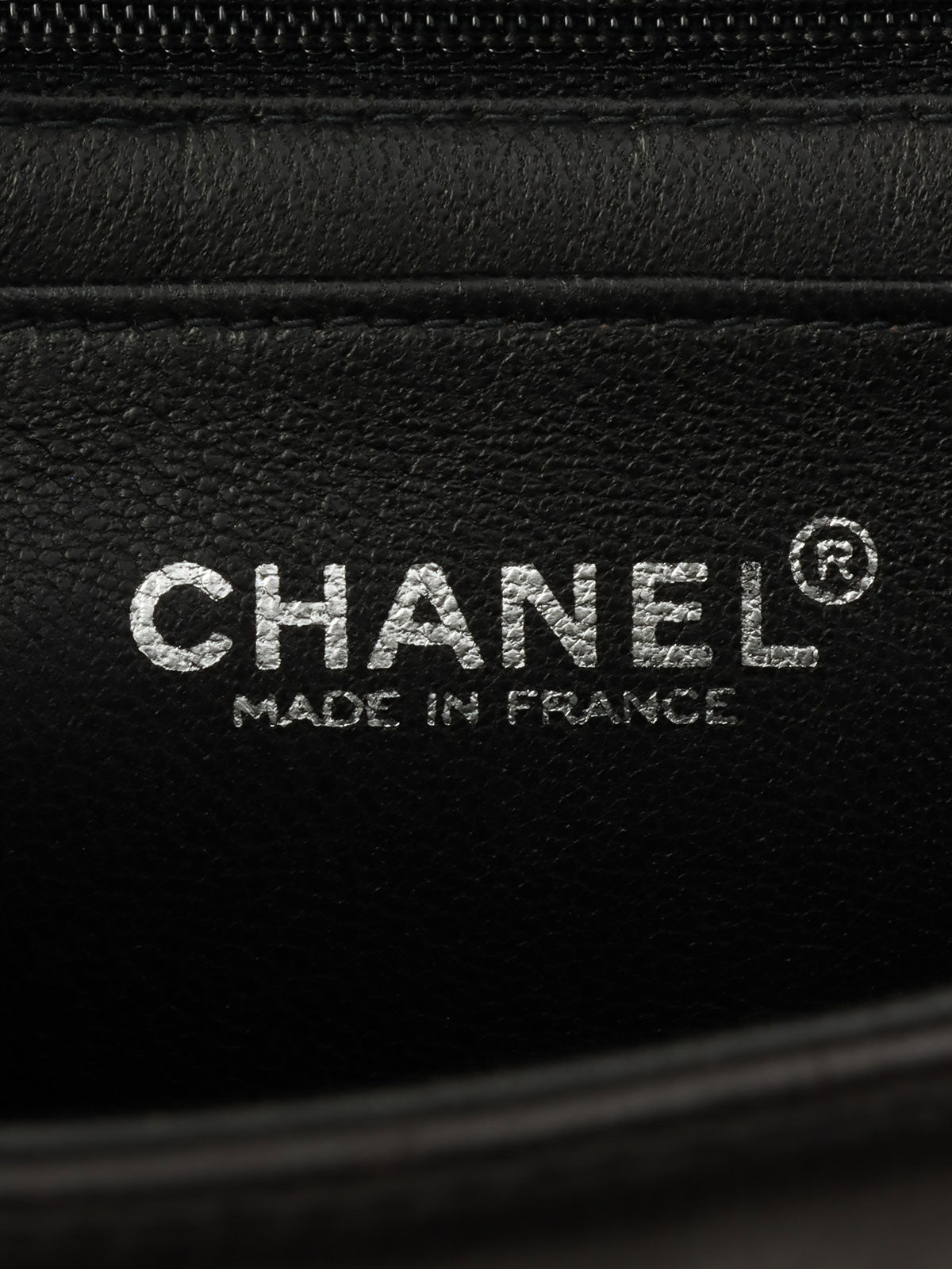 Circa 2000 Chanel Chocolate Bar 2.55 CC Mark Chain Bag, Black