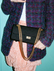 2007 Cotton 2.55 Chain Shoulder Bag, Black