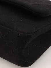 2007 Cotton 2.55 链条单肩包，黑色