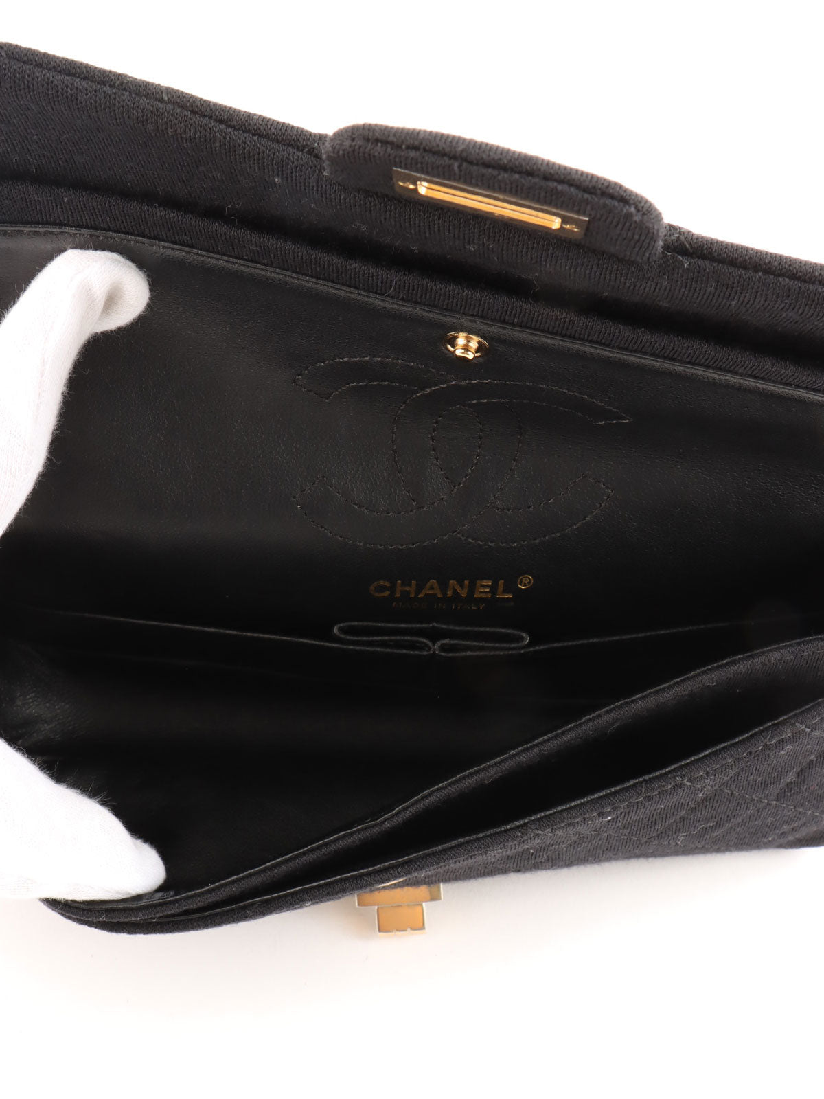 2007 Cotton 2.55 Chain Shoulder Bag, Black