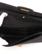 2007 Cotton 2.55 链条单肩包，黑色