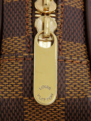 2007年製 キャンバスダミエエテュイオカピPM ブラウン