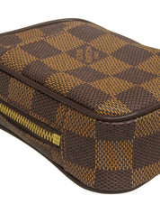 2007年製 キャンバスダミエエテュイオカピPM ブラウン