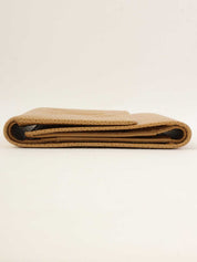 2003年頃製 キャビアスキンCCマークステッチウォレット ベージュ