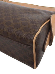 Macadam Pattern One-Shoulder Bag Brown