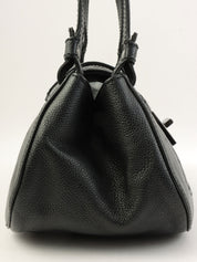 2005年頃製 キャビアスキン2.55ターンロックプレートハンドバッグ ブラック