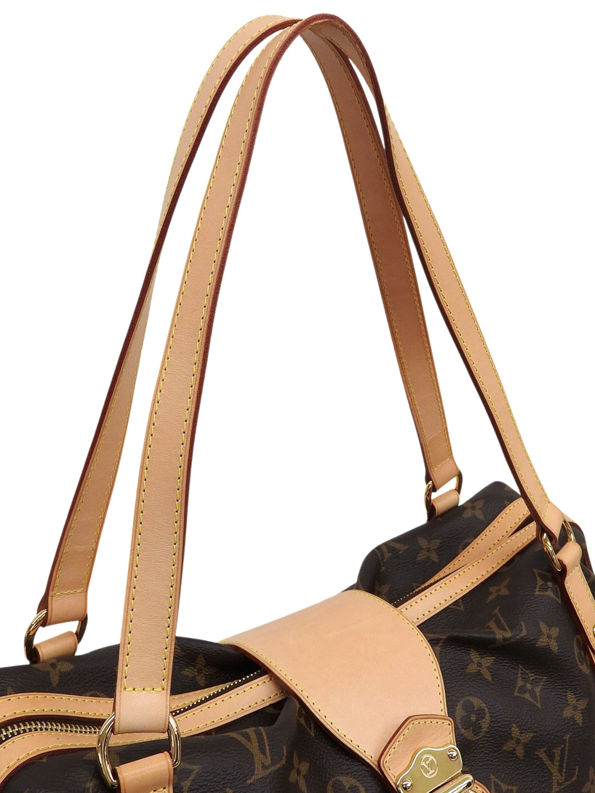 2010年製 キャンバスモノグラムストレーザGM ブラウン