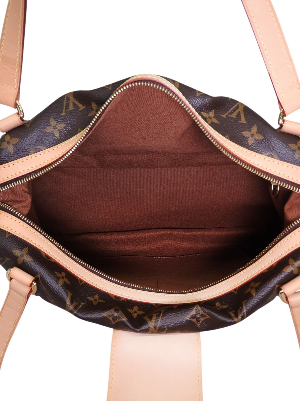 2010年製 キャンバスモノグラムストレーザGM ブラウン