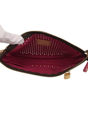 2006年製 キャンバスモノグラムペルフォポシェットアクセソワール ブラウン