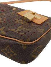 2006年製 キャンバスモノグラムペルフォポシェットアクセソワール ブラウン