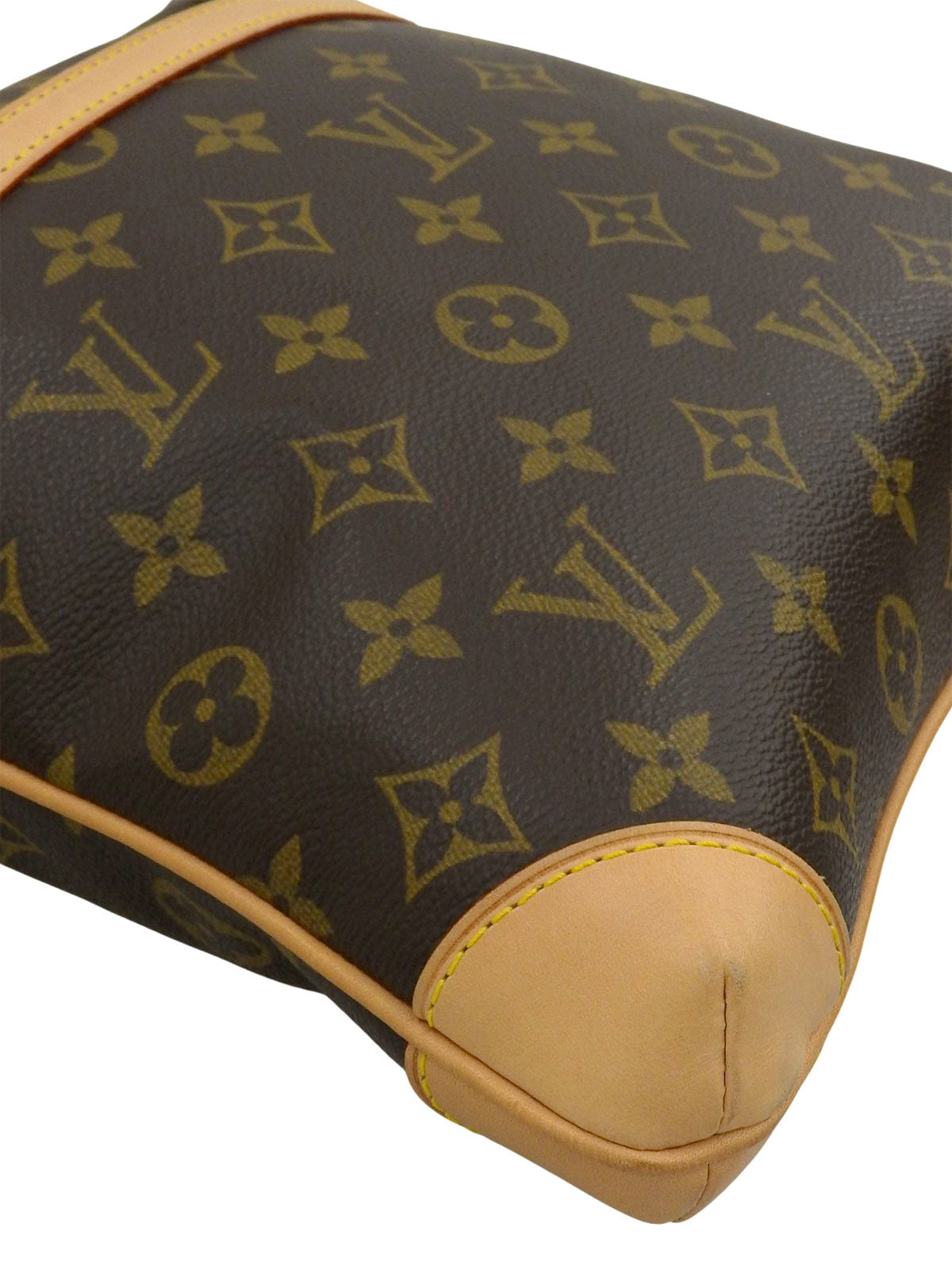 2004 Monogram Cousin GM Canvas Handbag, Brown