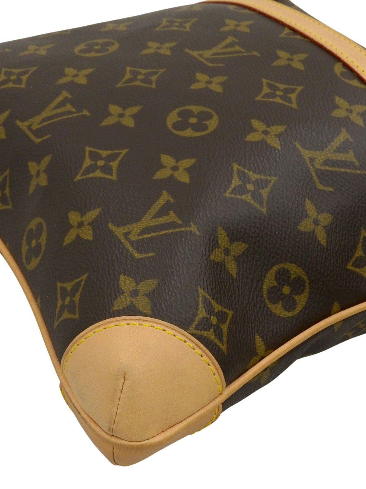 2004 Monogram Cousin GM Canvas Handbag, Brown