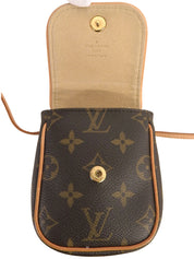 2006年製 キャンバスモノグラムポシェットカンクーン ブラウン