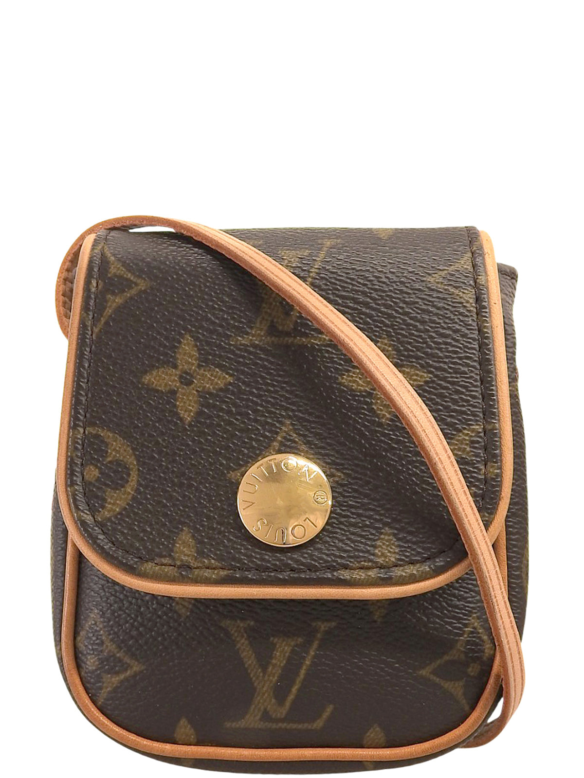 2006年製 キャンバスモノグラムポシェットカンクーン ブラウン