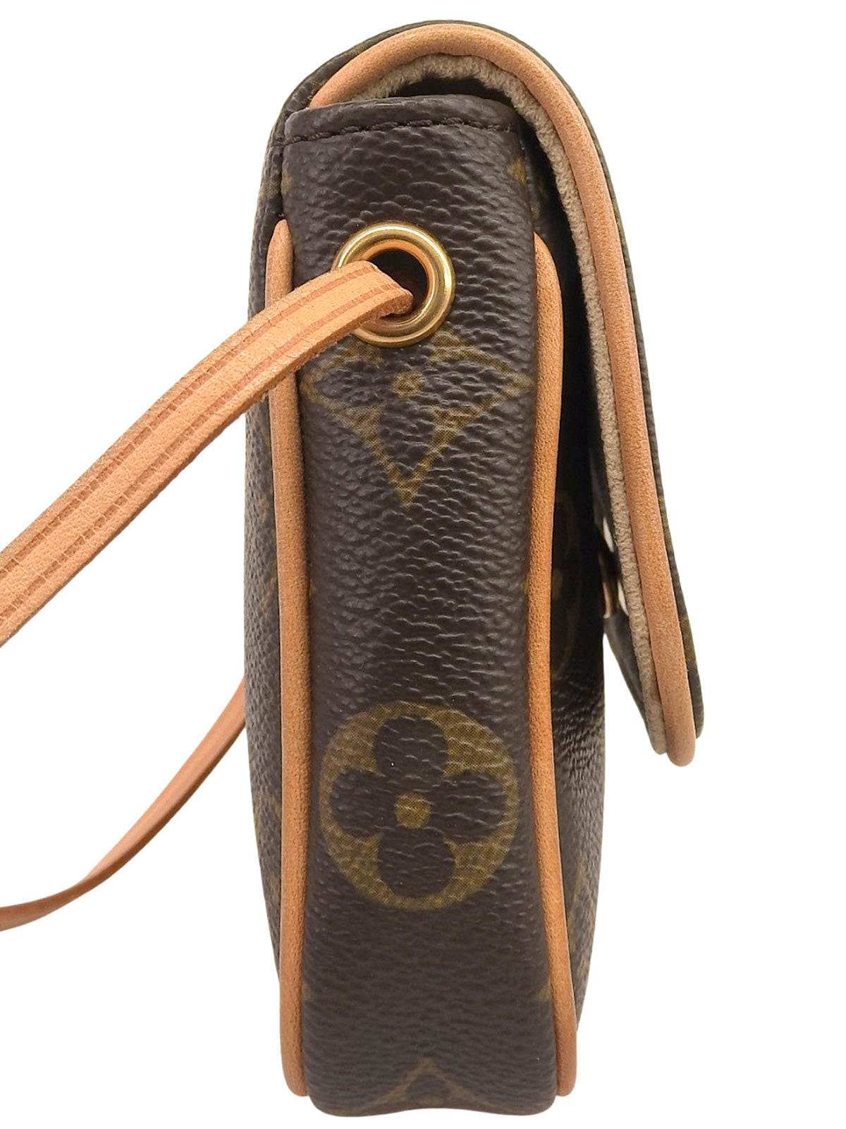 2006年製 キャンバスモノグラムポシェットカンクーン ブラウン