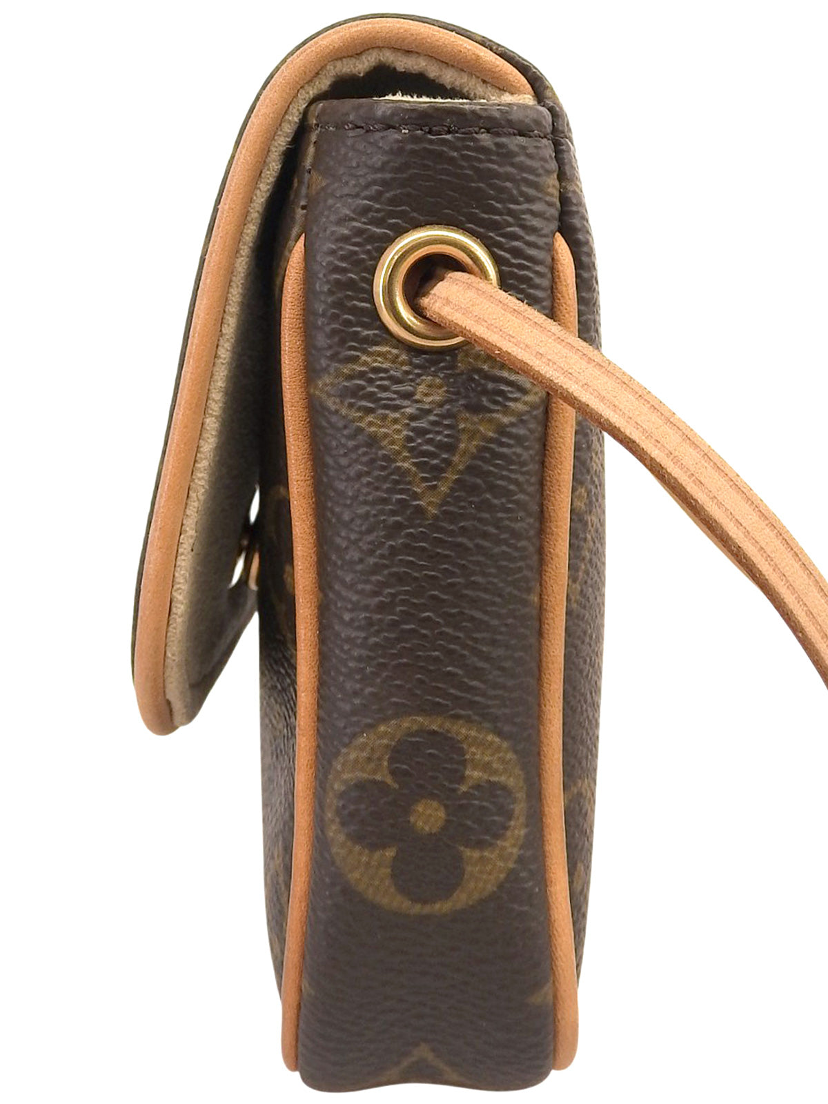 2006年製 キャンバスモノグラムポシェットカンクーン ブラウン