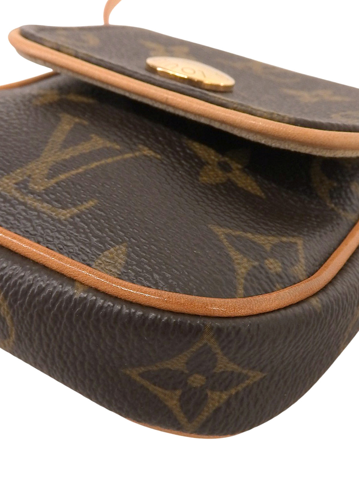 2006年製 キャンバスモノグラムポシェットカンクーン ブラウン