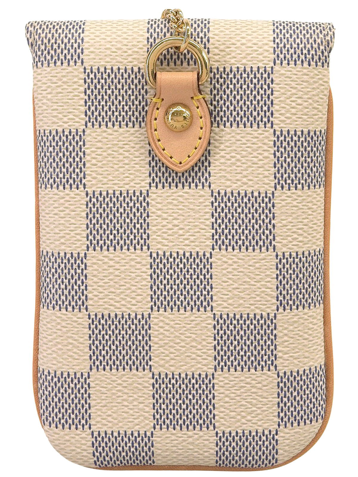 2010 Damier Etui Telephone Azur Canvas