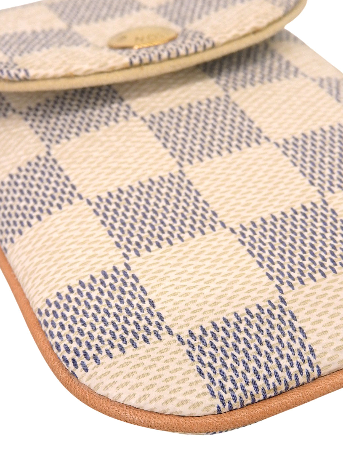 2010 Damier Etui Telephone Azur Canvas