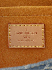 2005年製 デニムモノグラムフラットショッパー ブルー