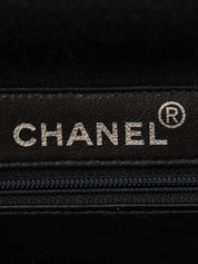 1997 Cotton Double-Face CC Turnlock Handbag, Black