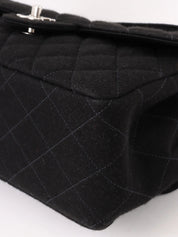 1997 Cotton Double-Face CC Turnlock Handbag, Black