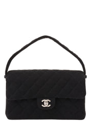 1997 Cotton Double-Face CC Turnlock Handbag, Black