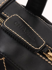 2003 Wild Stitch CC Mark Plate Handbag Black