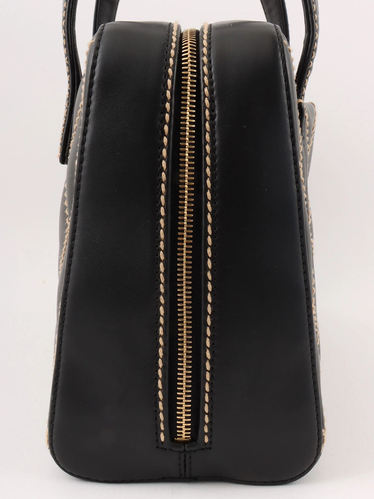 2003 Wild Stitch CC Mark Plate Handbag Black