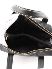 2003 Wild Stitch CC Mark Plate Handbag Black