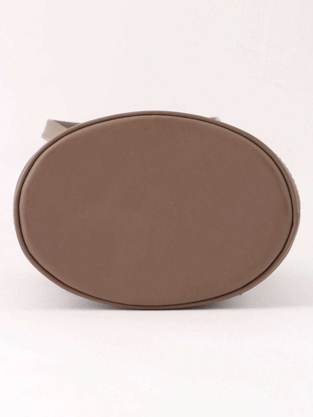 2001 Satin Monogram Little Bucket Greige