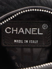 2001年頃製　ラパンファーCCマークチャームチェーンハンドバッグ　ブラック