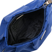 Logo Plate Strap Pouch Blue