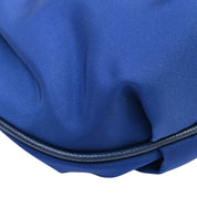 Logo Plate Strap Pouch Blue