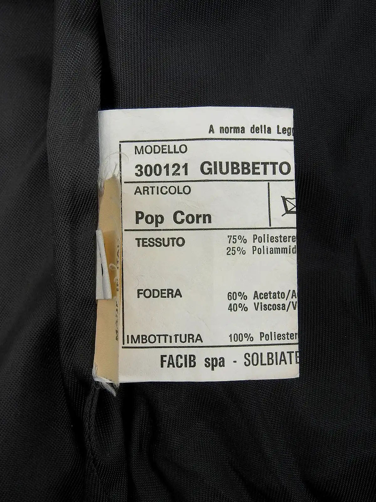 Nylon Medusa Zip-Up Jacket in Black