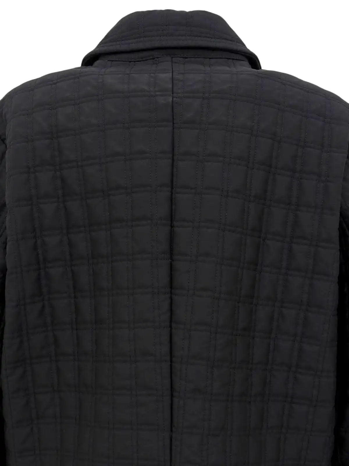 Nylon Medusa Zip-Up Jacket in Black