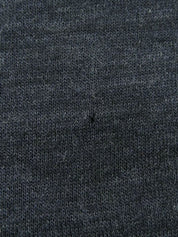 Gancini Embroidered Long Sleeve Knit Top in Navy