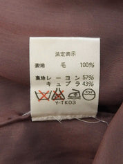 Wool design pattern set in red/dark brown