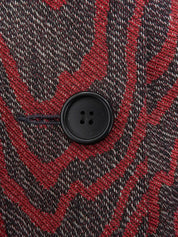 Wool design pattern set in red/dark brown