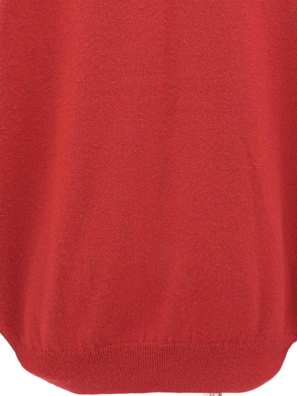 Logo Emblem Embroidered Knitwear Red