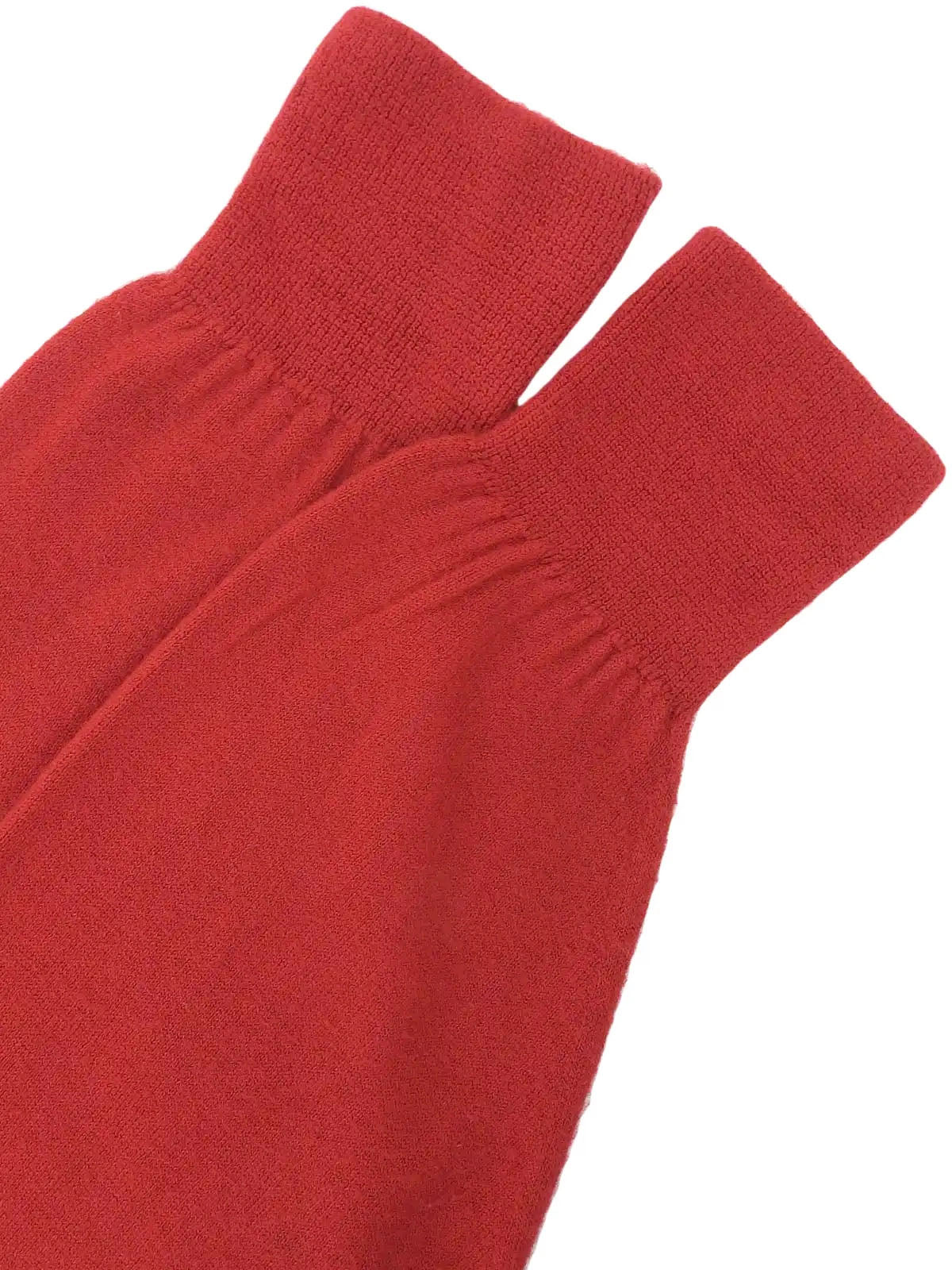 Logo Emblem Embroidered Knitwear Red