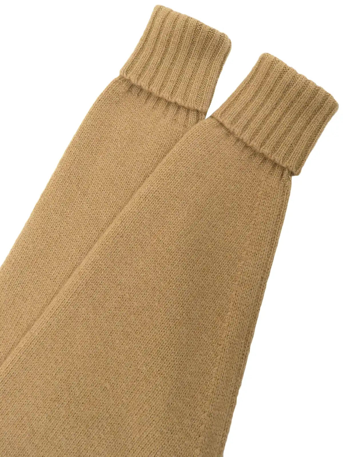 Logo Button Cardigan in Beige