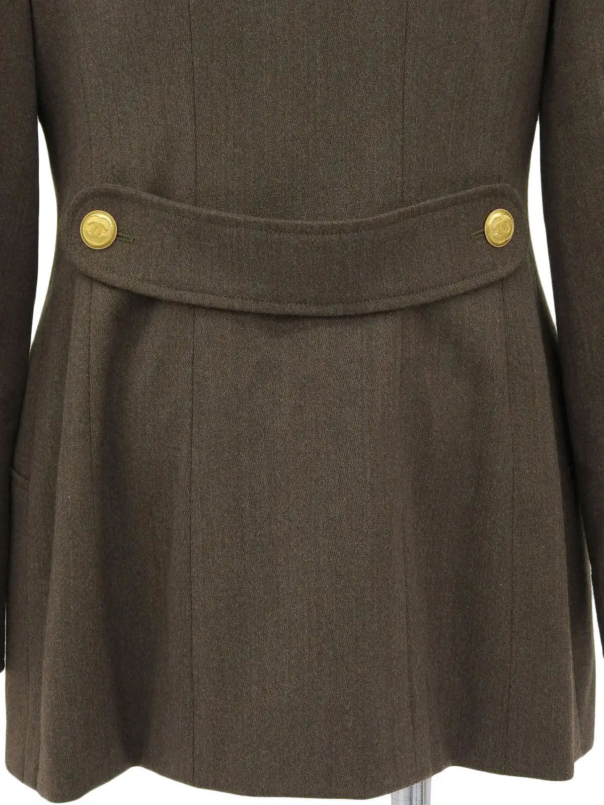 1996 Wool CC Mark Button Double-Breasted Jacket Brown