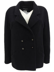 1995 CC mark button double-breasted jacket in black