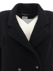 1995 CC mark button double-breasted jacket in black