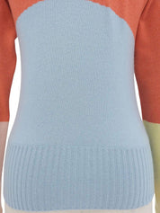 2008 羊绒拼色飞机吊饰针织多色